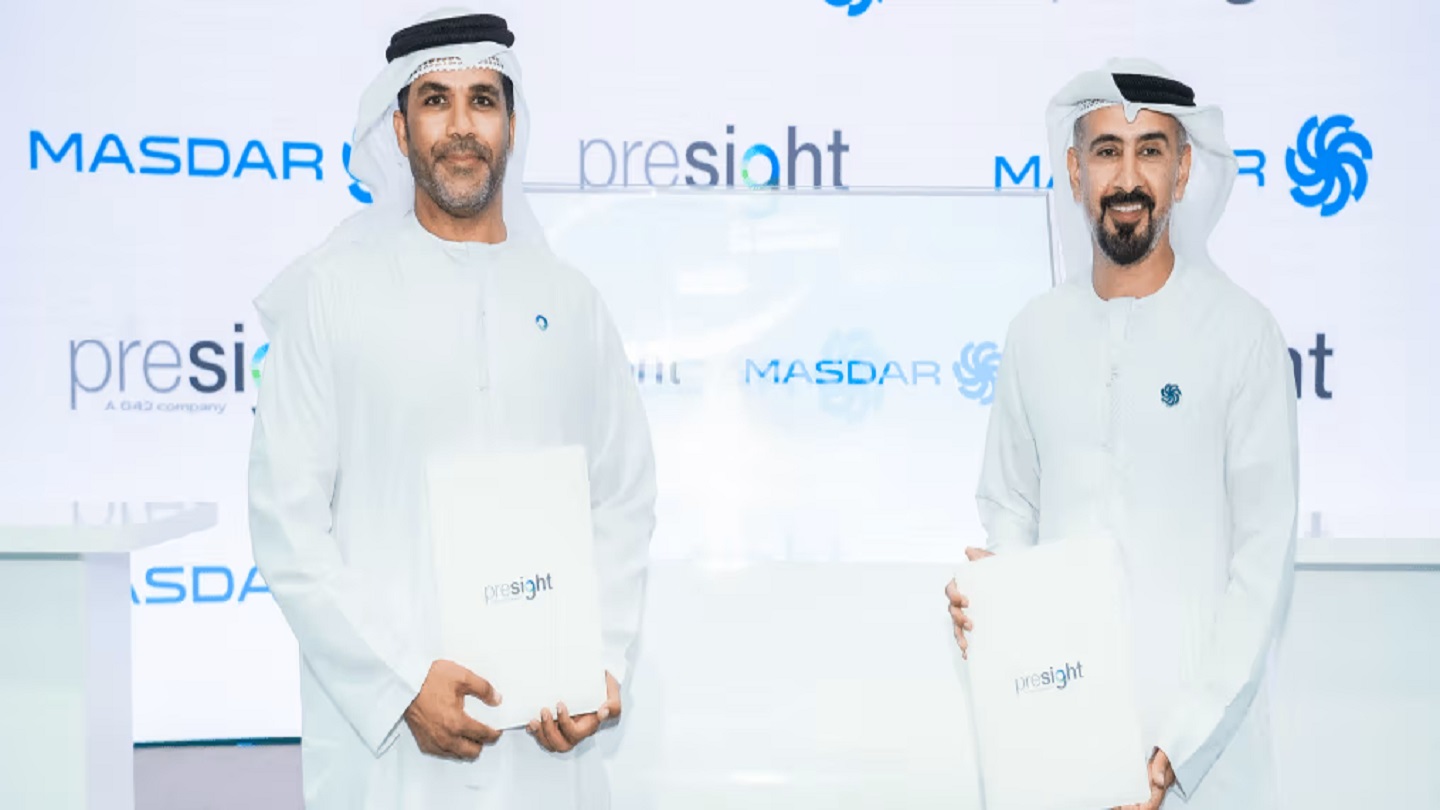 Masdar and Presight Unveil Global AI Asset Management Tool