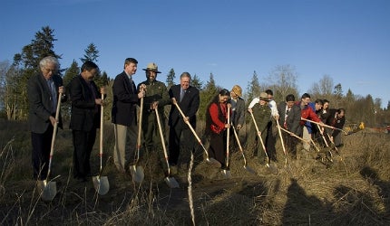 The Klallam people have thrown their support wholeheartedly behind the restoration project