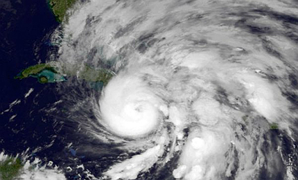 Satellite image of Sandy